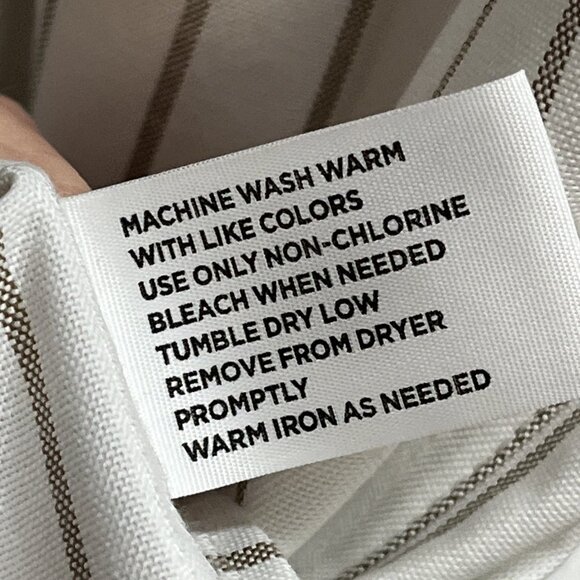 Stafford Shirt Men XXLXT Brown Striped Button Down Coolmax Office Career Preppy - Picture 6 of 9